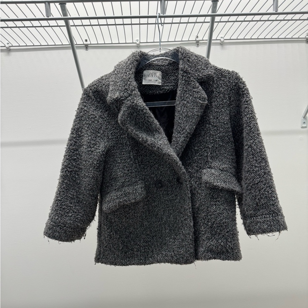 Zara Kids Charcoal Jacket Size 8-9 Years